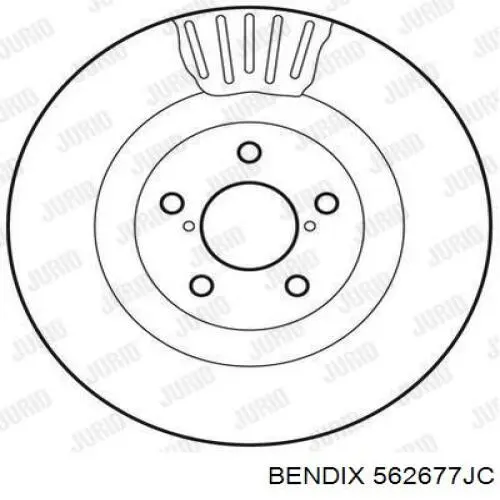 Freno de disco delantero Subaru Impreza 1 GC