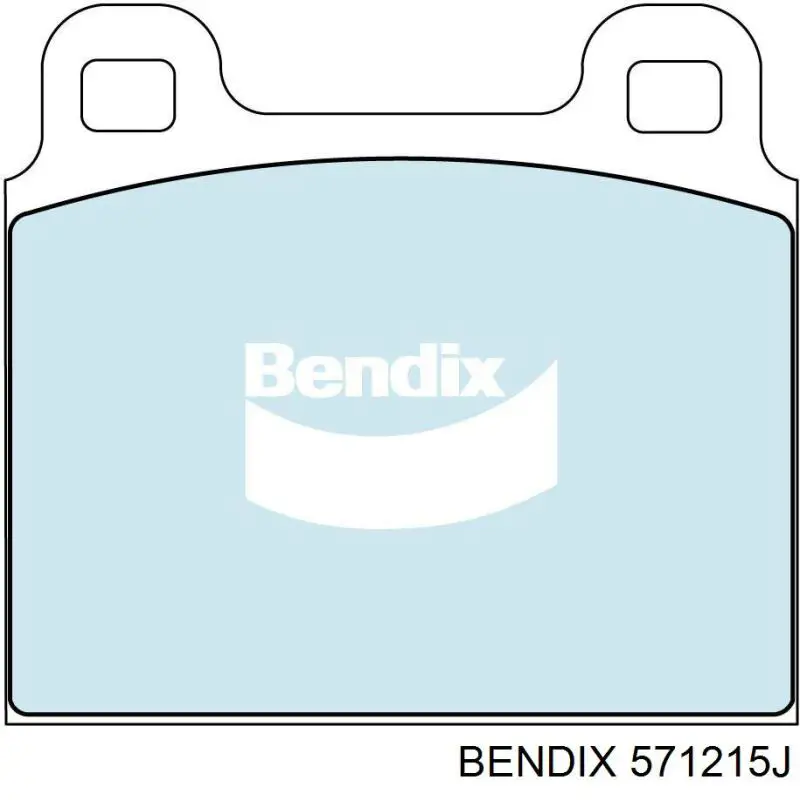 571215J Jurid/Bendix pastillas de freno delanteras