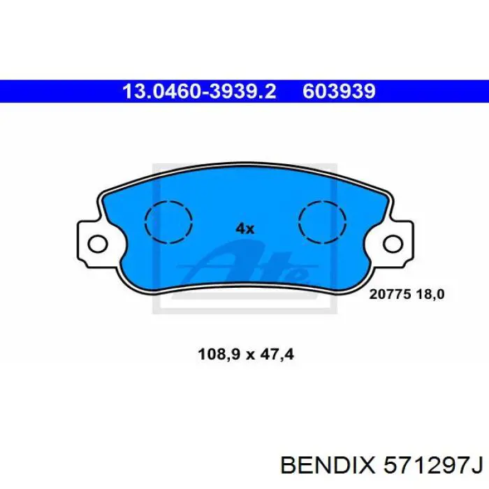 Pastillas freno delanteras Jurid/Bendix BPD1111 precio, desde 14,16 EUR