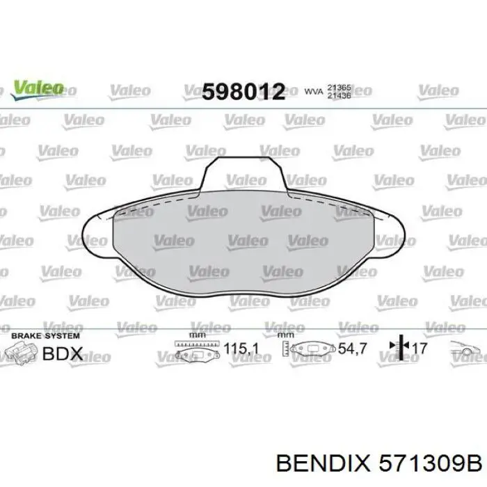 Pastillas de freno delanteras Fiat Tipo 160
