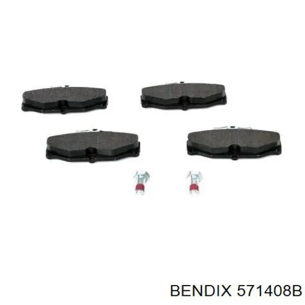 571408B Jurid/Bendix pastillas de freno traseras