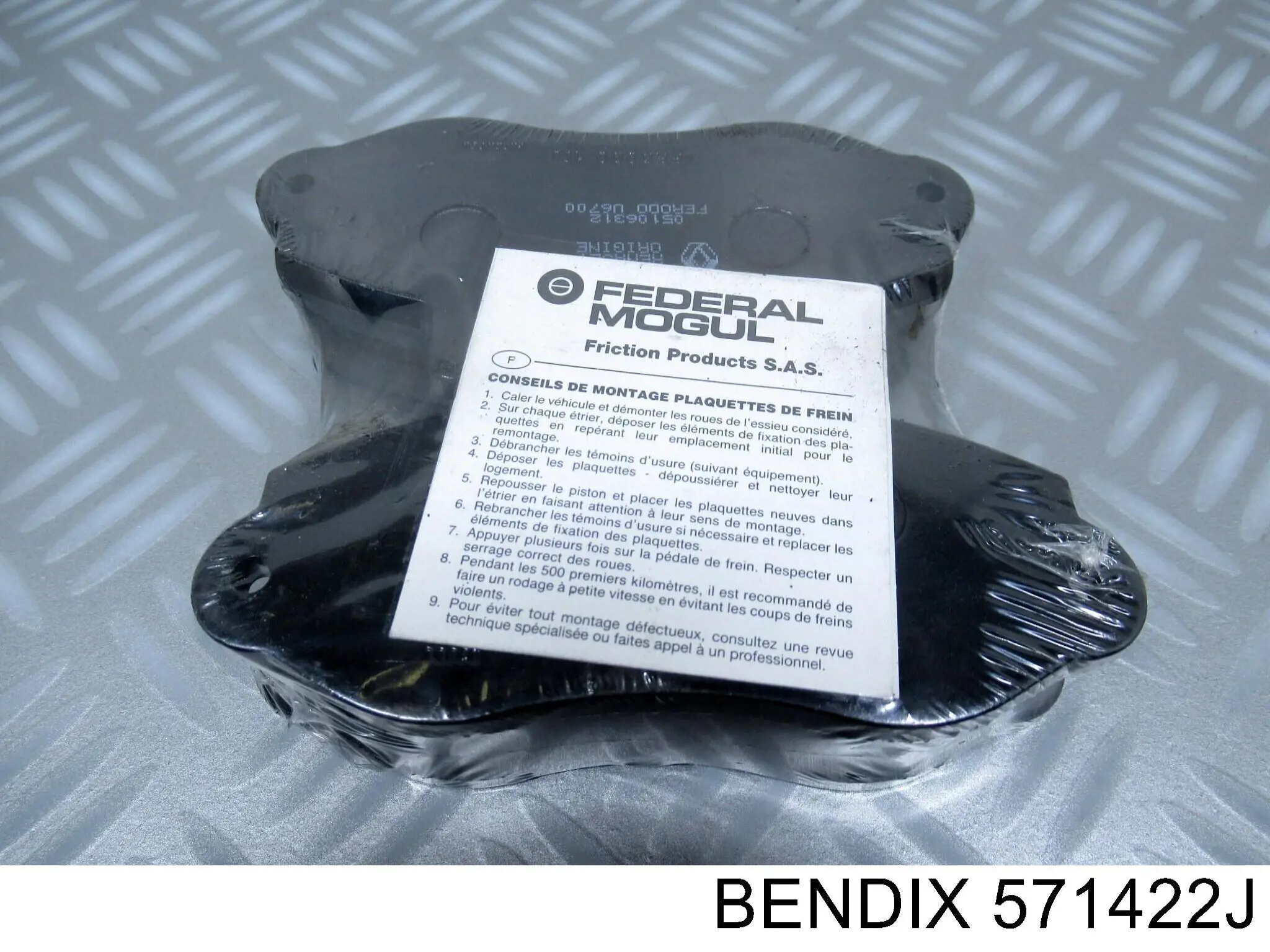 571422J Jurid/Bendix pastillas de freno delanteras