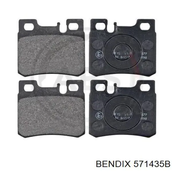 571435B Jurid/Bendix pastillas de freno traseras