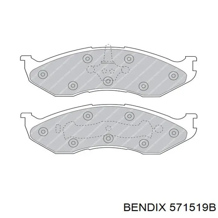 Pastillas de freno delanteras Jeep Cherokee 2 XJ