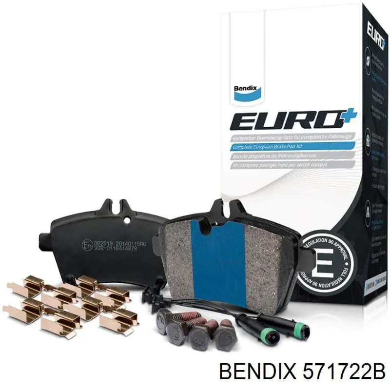 571722B Jurid/Bendix Pastillas freno traseras