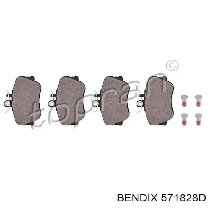 Comprar 571828D Jurid/Bendix Pastillas delanteras de freno