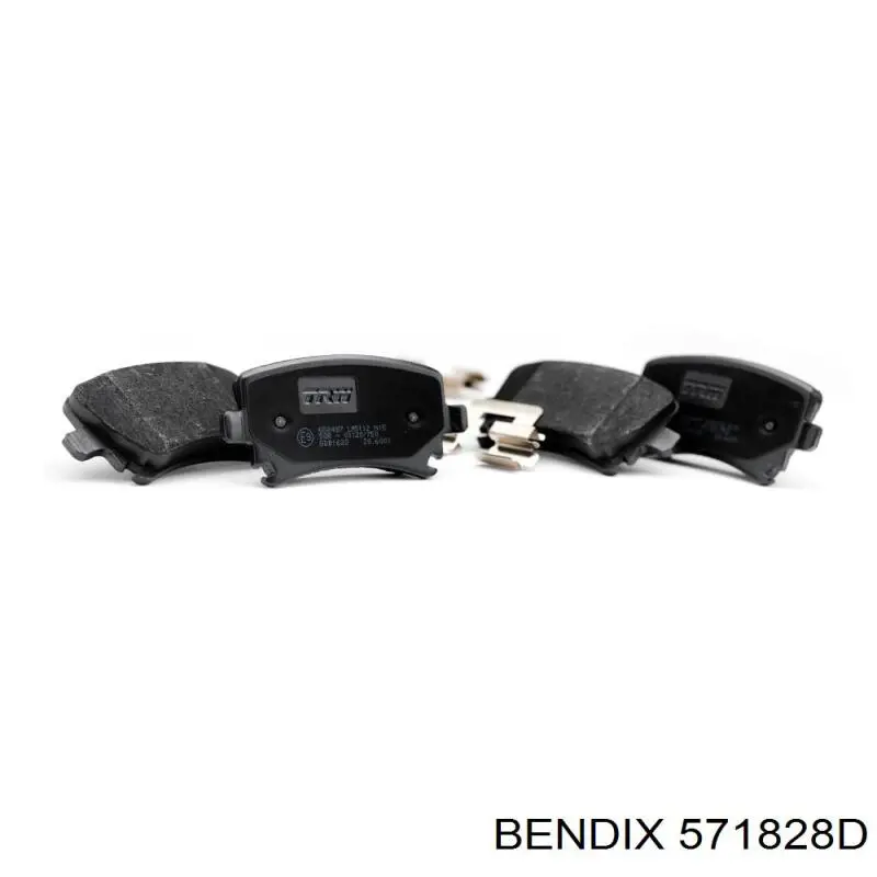 Pastillas de freno delanteras Jurid/Bendix 571828D