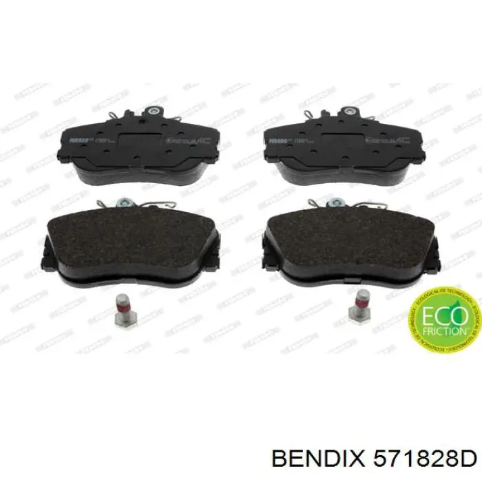 571828D Jurid/Bendix Pastillas delanteras