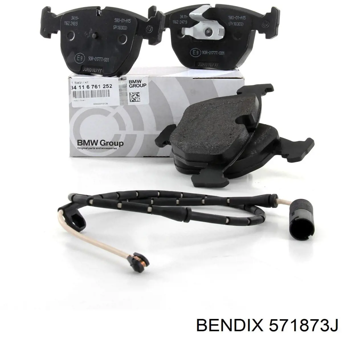Pastillas de freno 571873J Jurid/Bendix