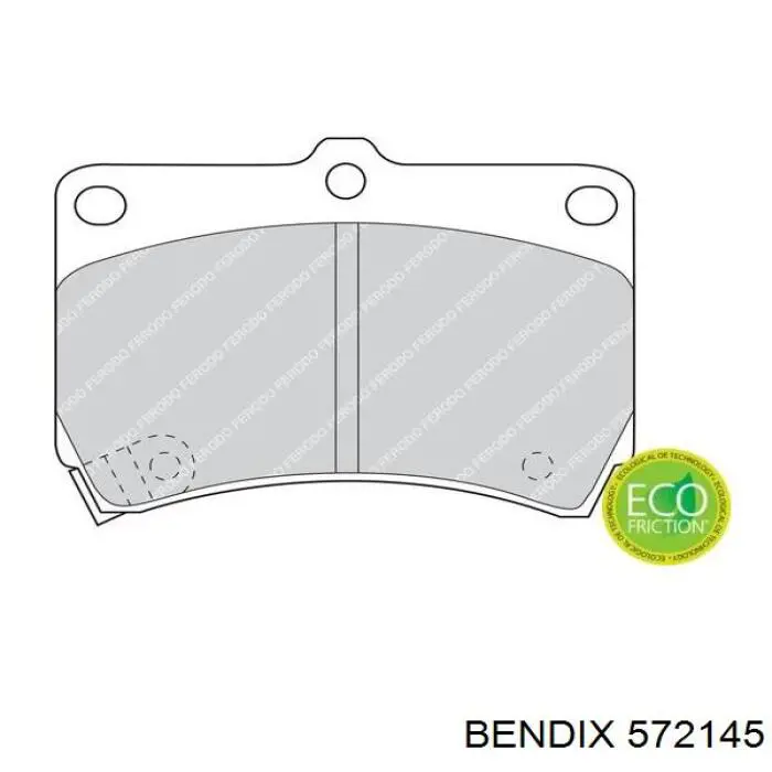 Pastillas de freno delanteras Mazda 323 BA