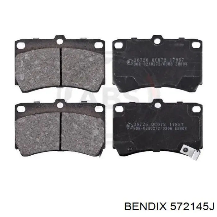 Pastillas de freno delanteras Mazda 323 BA