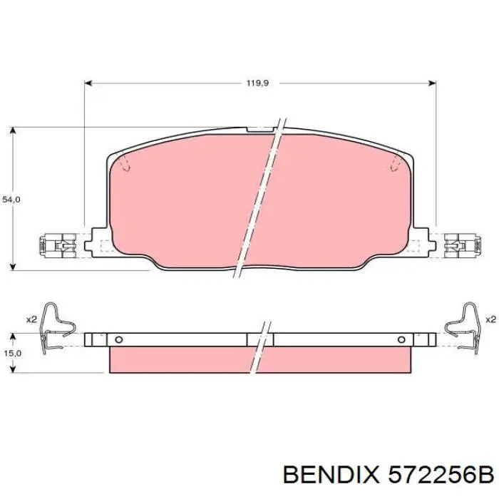 572256B Jurid/Bendix