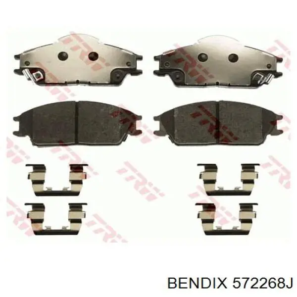 Pastillas de freno delanteras Hyundai Accent 1