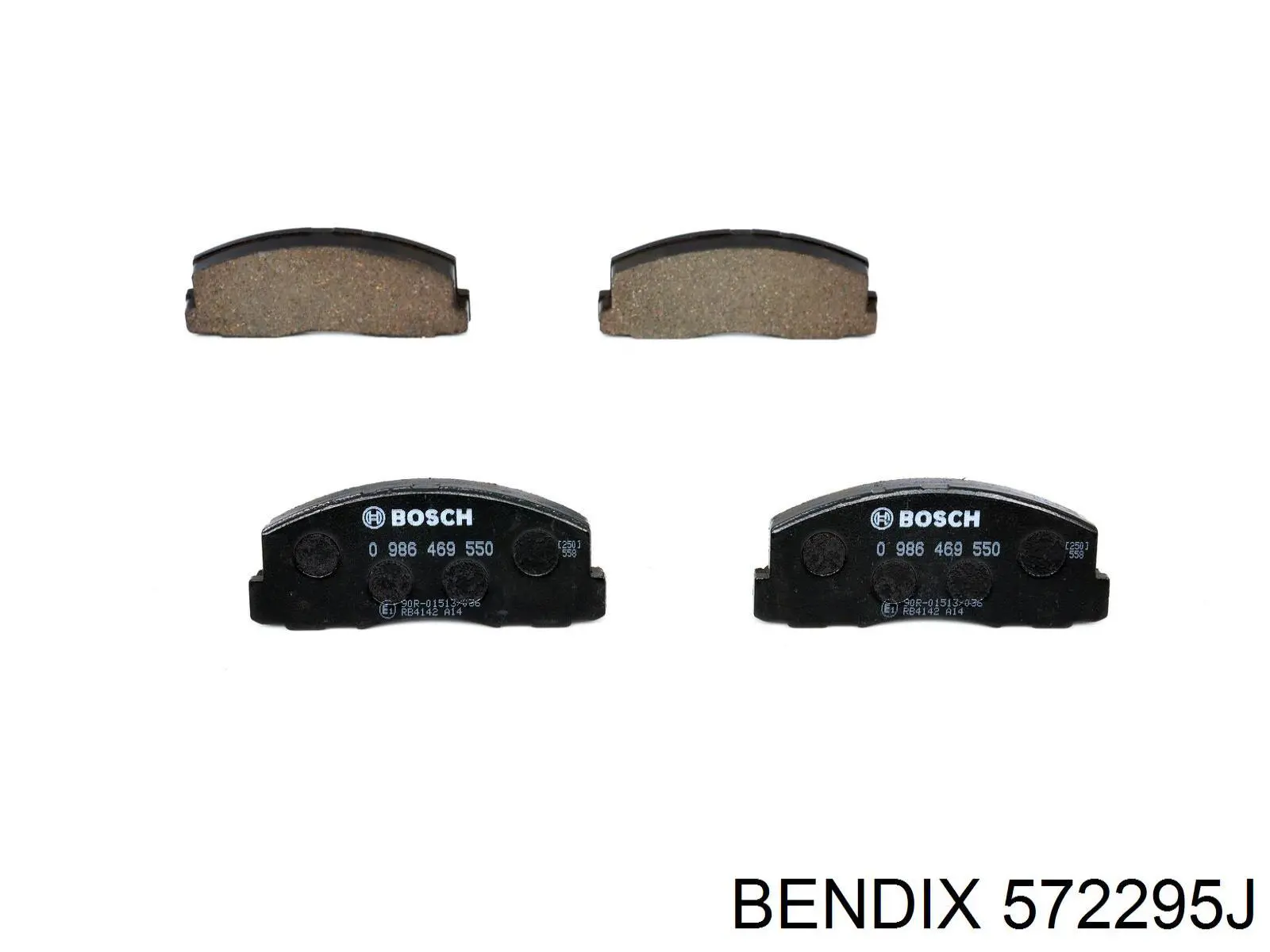 572295J Jurid/Bendix pastillas de freno delanteras