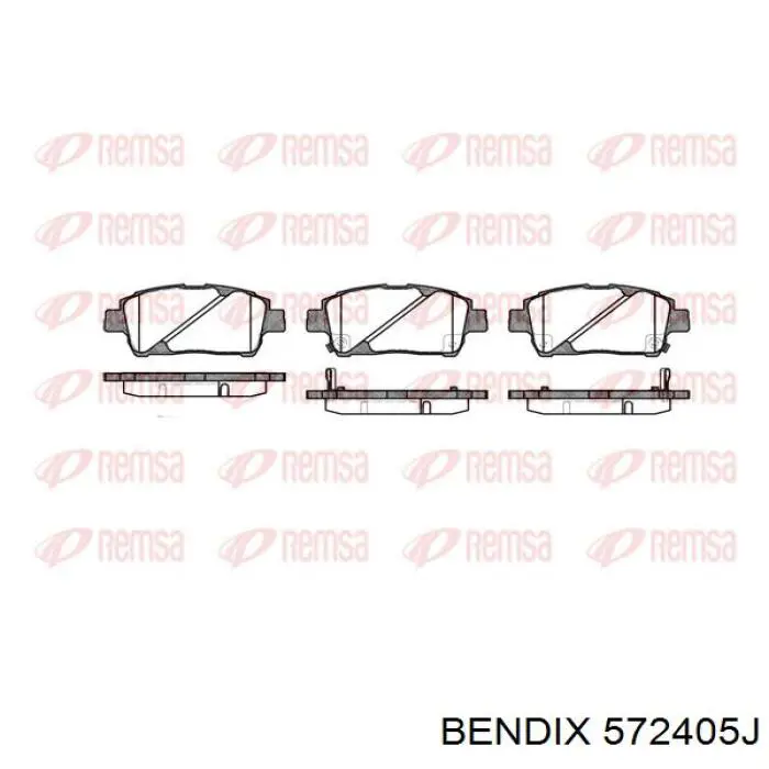 Pastillas de freno delanteras Toyota Prius NHW20