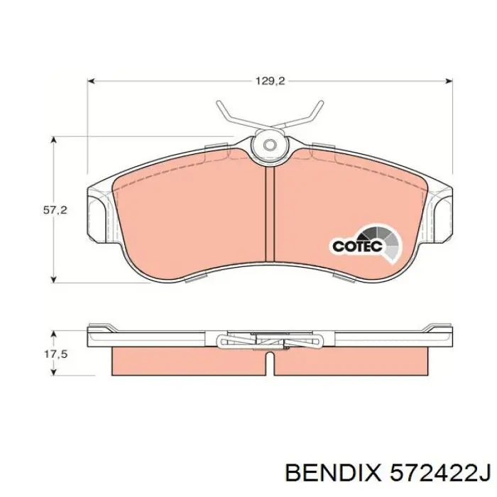 Pastillas de freno delanteras Nissan Primera P11