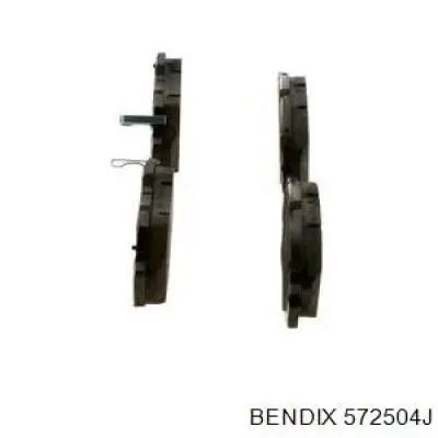 572504J Jurid/Bendix Pastillas delanteras