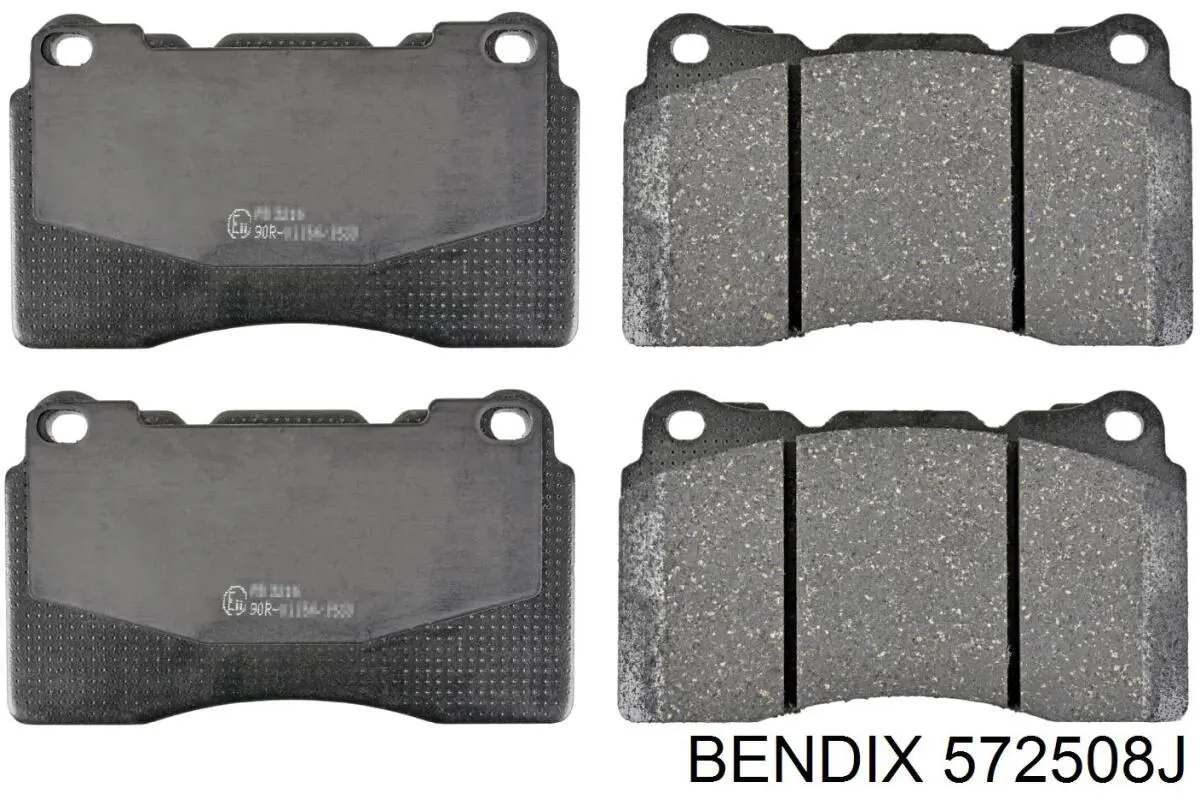 Pastillas de freno delanteras Jurid/Bendix 572508J