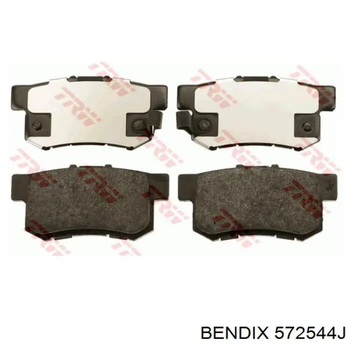 Pastillas traseras Jurid/Bendix 572544J