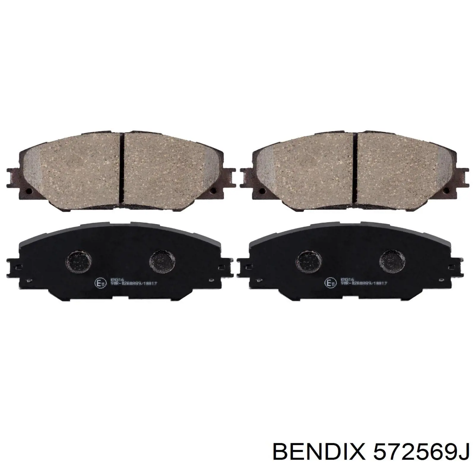 Pastillas de freno 572569J Jurid/Bendix