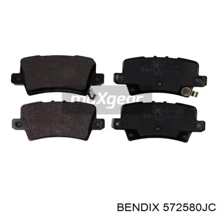 572580JC Jurid/Bendix pastillas de freno traseras