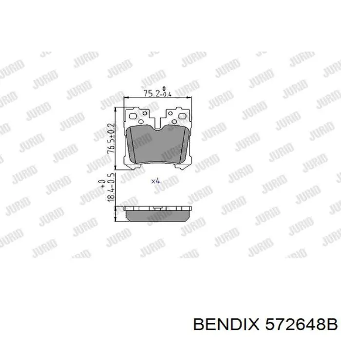 572648B Jurid/Bendix