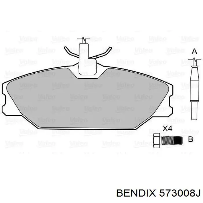 Pastillas de freno delanteras Renault Laguna 1 B56, 556