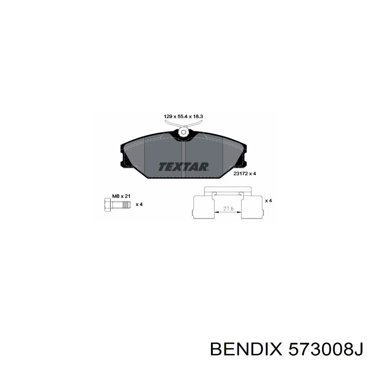 Pastillas de freno delanteras Renault Laguna 1 B56, 556