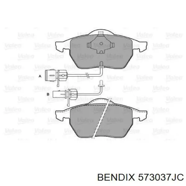 Pastillas freno delanteras Jurid/Bendix 573037JC precio, desde 65,44 EUR