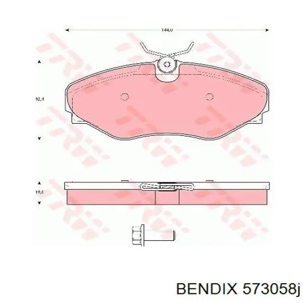 Pastillas de freno delanteras Renault Trafic 2 FL