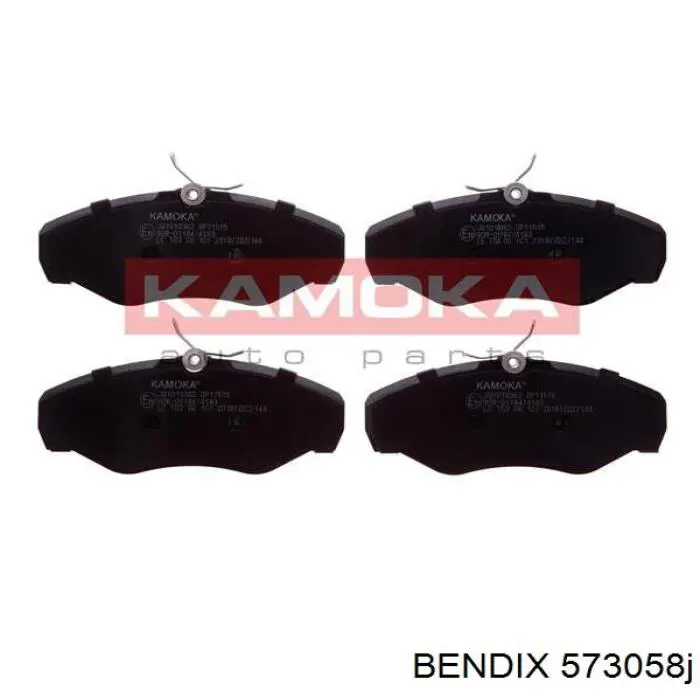 Pastillas de freno delanteras BENDIX 573058J