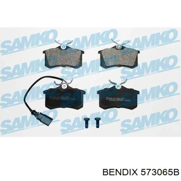 573065B Jurid/Bendix pastillas de freno traseras