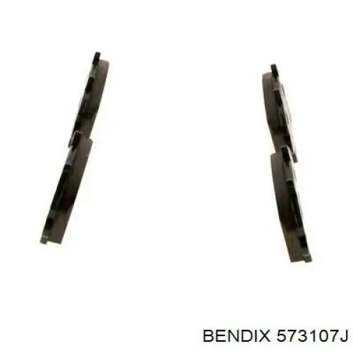Pastillas de freno delanteras Jurid/Bendix 573107J