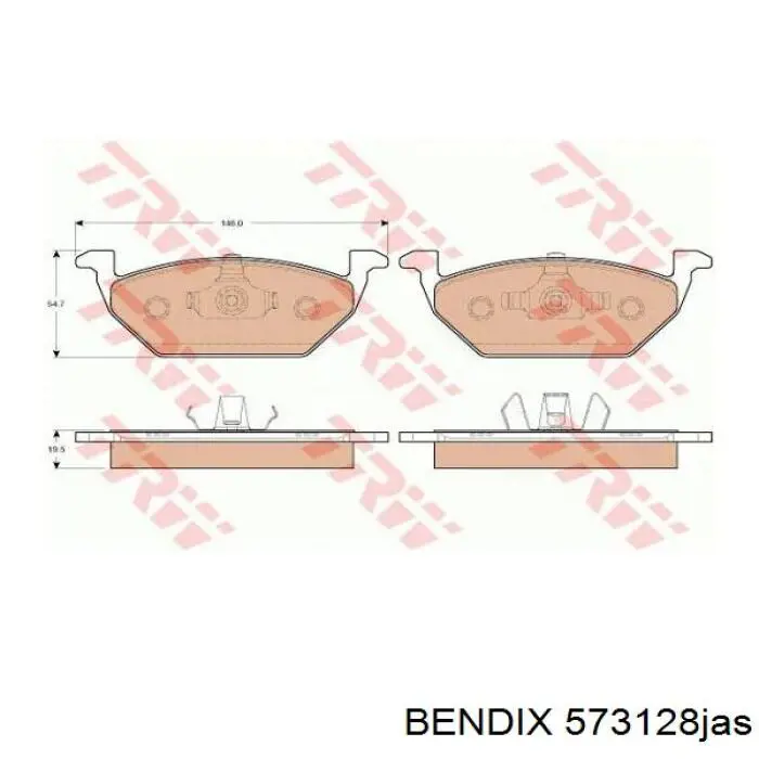 Pastillas de freno delanteras Seat Leon 2 1P1