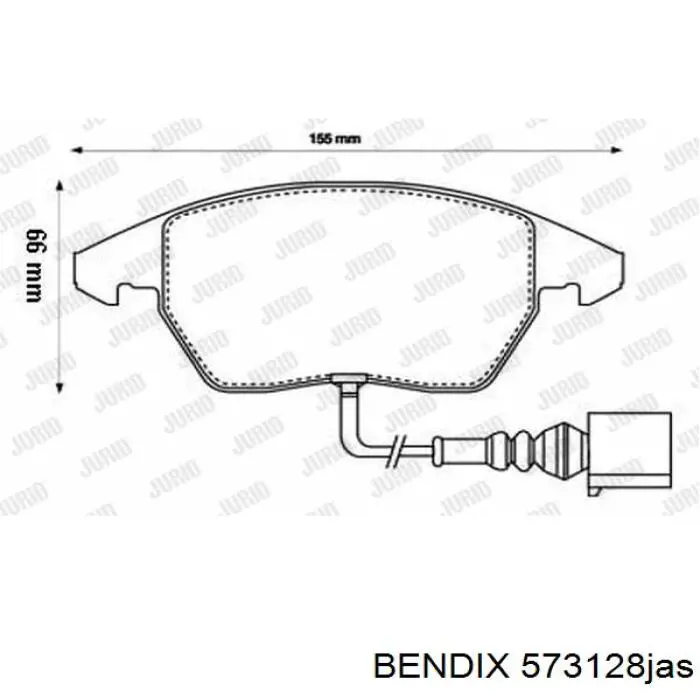 Pastillas de freno delanteras Seat Leon 2 1P1