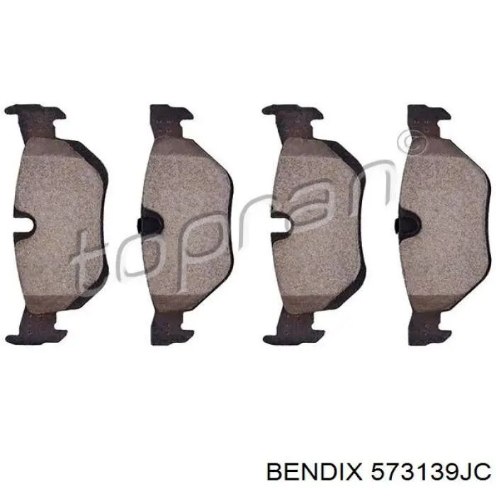 Comprar 573139JC Jurid/Bendix Pastillas de freno traseras