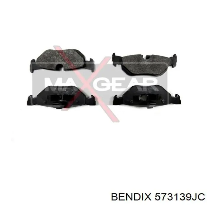 573139JC Jurid/Bendix Pastillas freno traseras