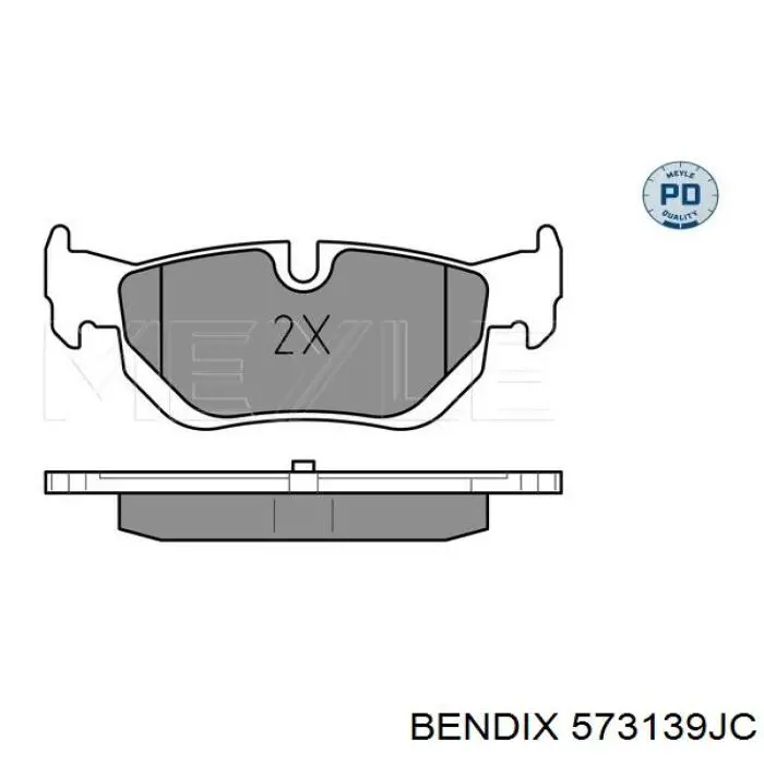 Pastillas traseras de freno Jurid/Bendix 573139JC precio, desde 27,90 EUR