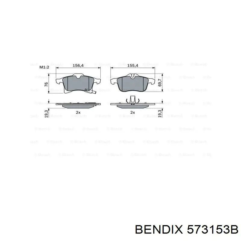 Pastillas de freno delanteras Opel Corsa X12
