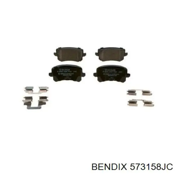 Comprar 573158JC Jurid/Bendix Pastillas de freno traseras