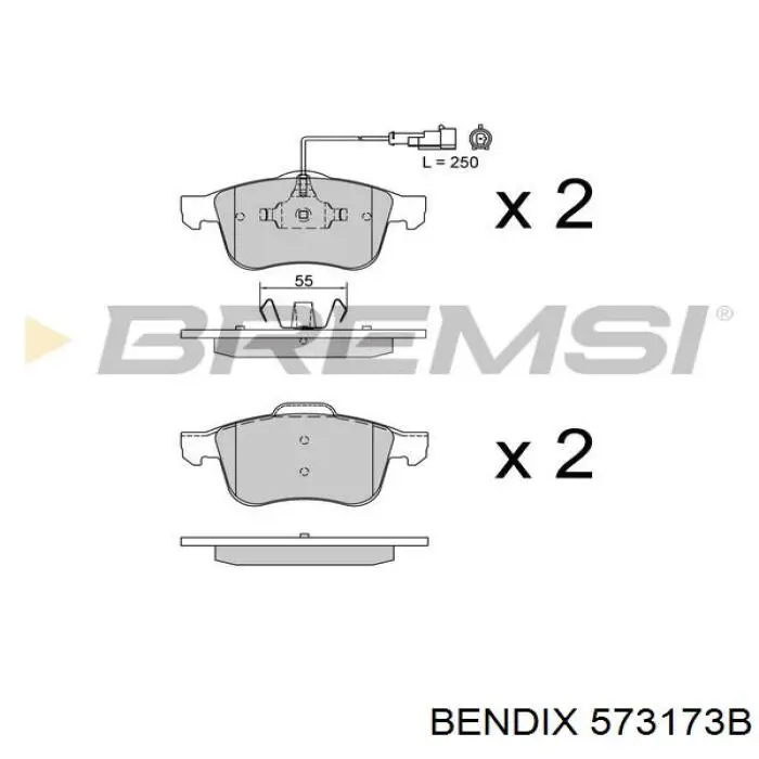 Comprar 573173B Jurid/Bendix Pastillas delanteras de freno