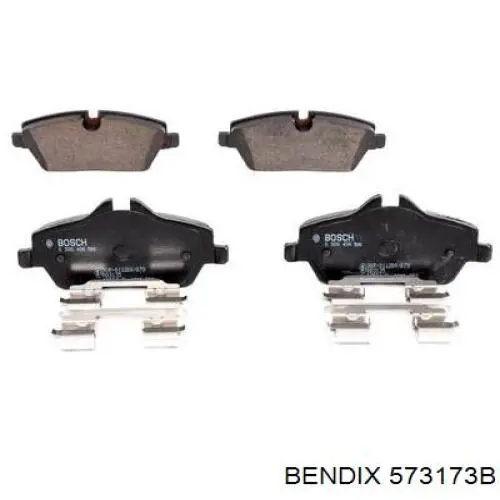 Pastillas de freno 573173B Jurid/Bendix