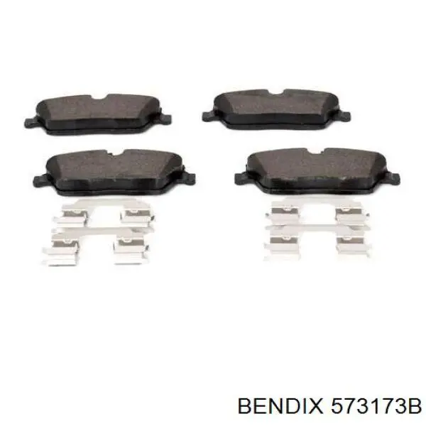 573173B Jurid/Bendix Pastillas delanteras