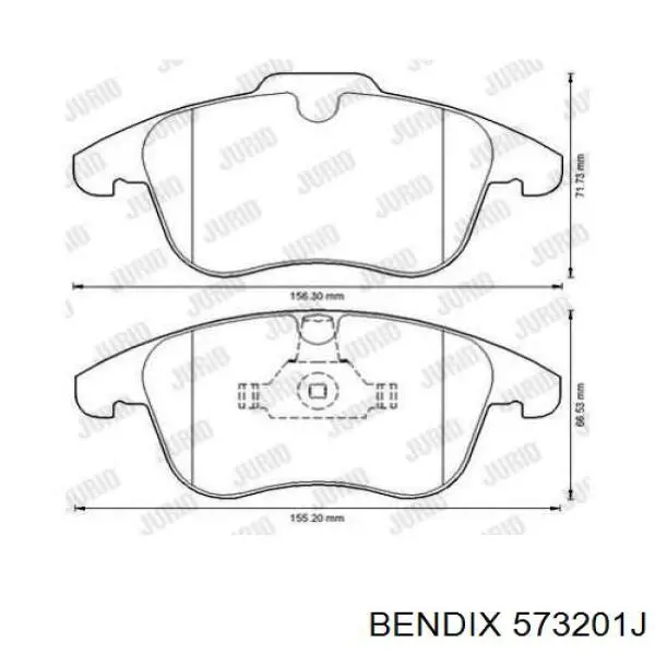 Pastillas de freno 573201J Jurid/Bendix
