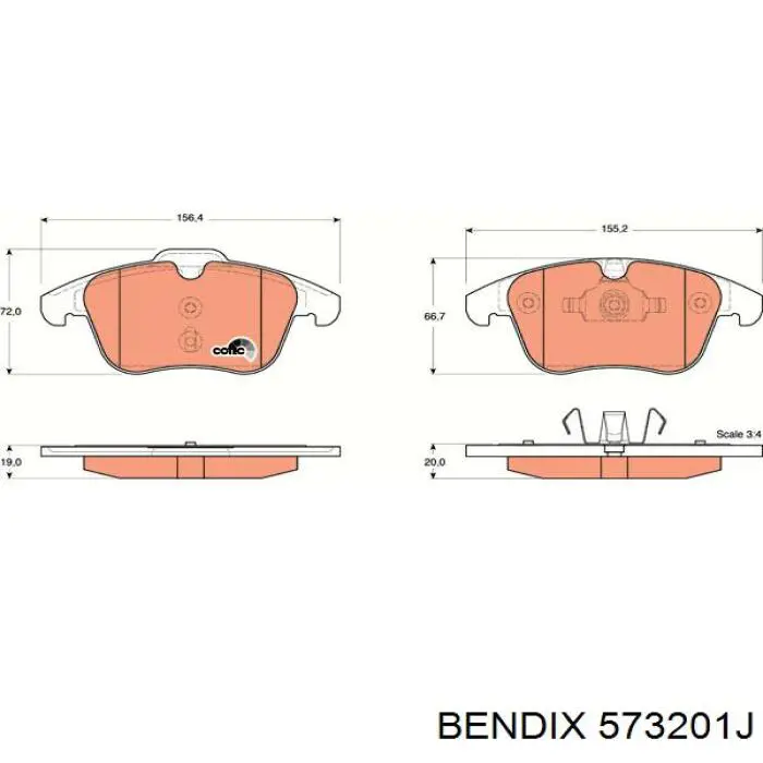 Pastillas freno delanteras Jurid/Bendix 573201J precio, desde 33,67 EUR