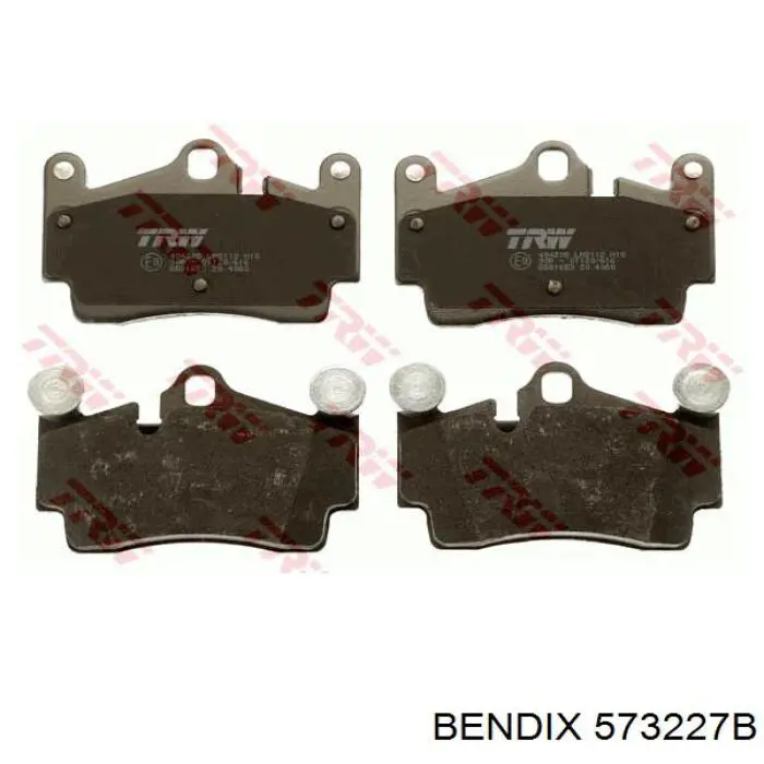 573227B Jurid/Bendix pastillas de freno traseras