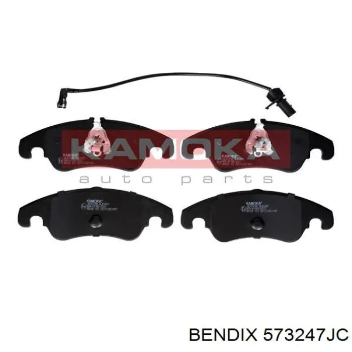 Pastillas de freno delanteras Jurid/Bendix 573247JC
