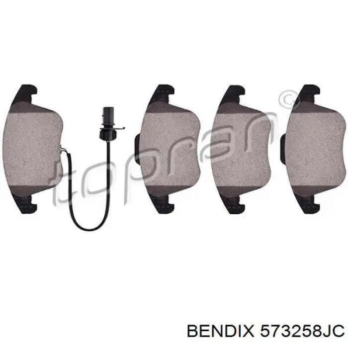 573258JC Jurid/Bendix pastillas de freno delanteras