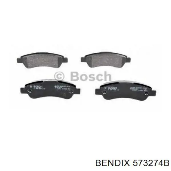 573274B Jurid/Bendix pastillas de freno traseras