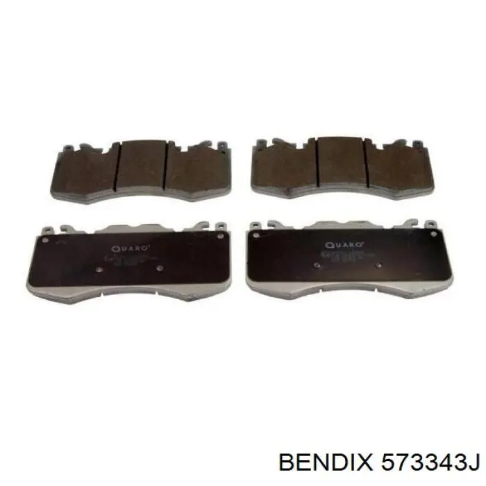 573343J Jurid/Bendix pastillas de freno delanteras